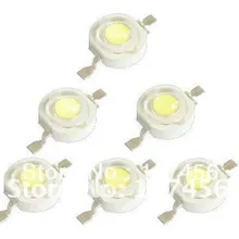 1000 шт 1 ватт супер яркий высокой мощности теплый белый светодиодный 100лм