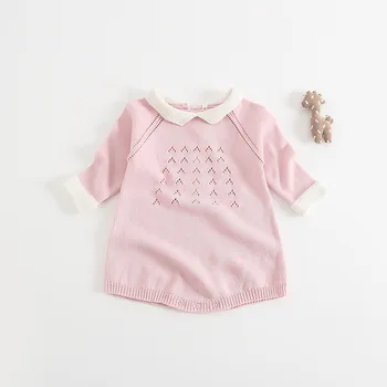 

high quality infant Baby Romper Long Sleeves Cotton Baby Pajamas Newborn toddler Girls Boys knited Clothes spring autumn
