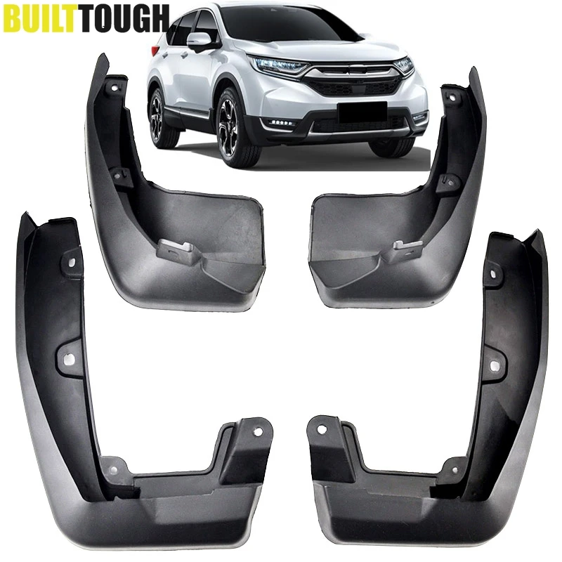 

Set Molded Car Mud Flaps For Honda CR-V CRV 2017 2018 Mudflaps Splash Guards Mud Flap Mudguards Fender Front Rear Styling