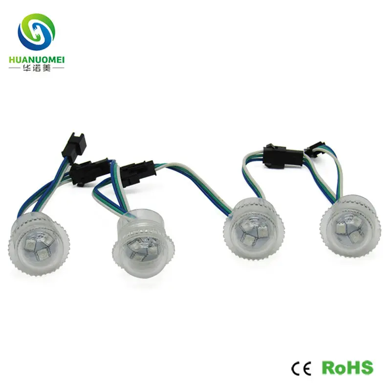 26 мм 3smd цифровая лампа ws2811 ip68 Светодиодный модуль света пикселя rgb 5050 smd