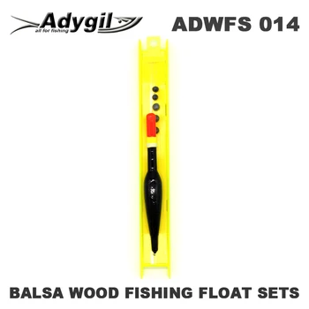 

Adygil Balsa Wood Fishing Float Sets ADWFS 014 Floatation 3g Length of Line 60cm Hook Size #14 5pcs/lot