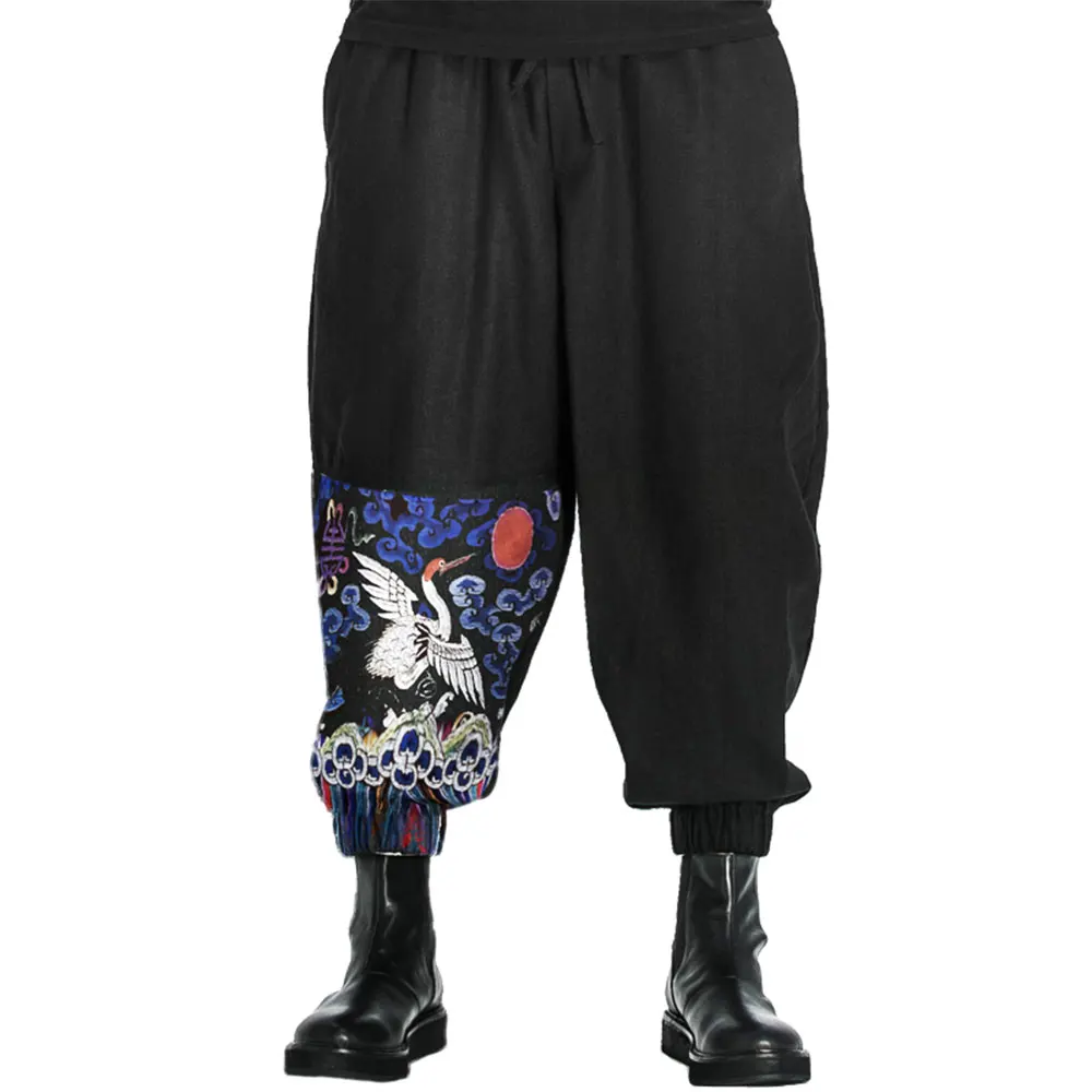 G LIKE PalazzoParachuteHarem Pants Chinese Cargo Yoga Trousers Clothing