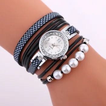 

2020 Rushed For Wish's New Pu Wrapped Personality Bracelet With Flower Pattern