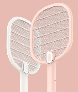 

LED Bug Zapper Racket Electric Mosquito Fly Swatter Killer Insects Bat Handheld