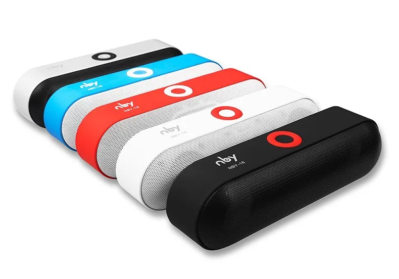 NBY 18 Мини Bluetooth динамик Портативный беспроводной BT звуковая система 3D стерео