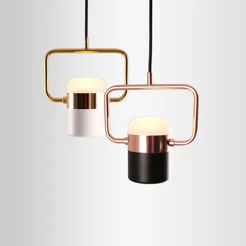 

Modern Pendant Light Metal Black LED Pendant Lamp suspension luminaire Nordic Hanglamp For Living Room Kithcen Lighting Fixture