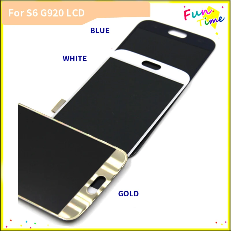 

For Samsung galaxy S6 lcd display touch screen digitizer for samsung s6 lcd G920 SM-G920F Screen Assembly Repair Parts