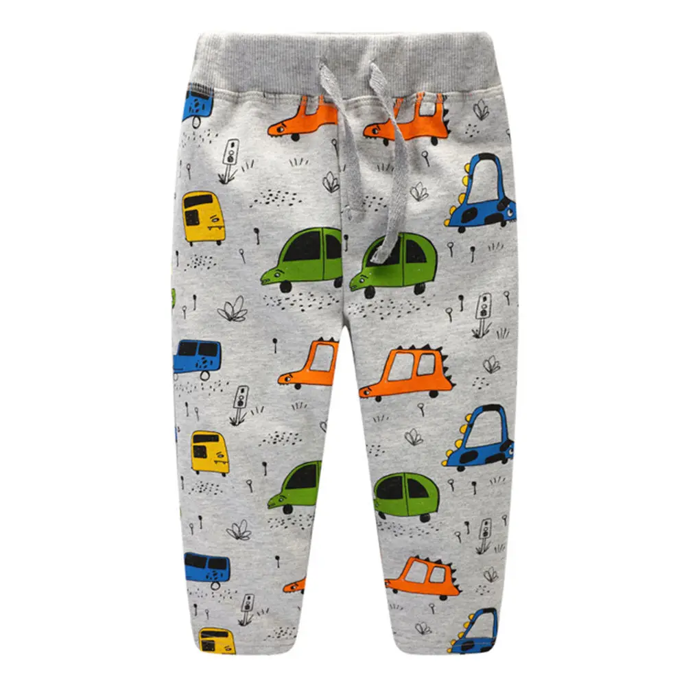 

Littlemandy Car Animal Boys Cotton New Pants Children Trousers 2018 Brand Autumn Winter Baby Clothes Sweaterpants Kids Leggings