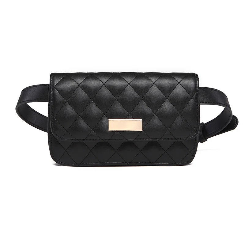 

2019 New Bags for Women Pack Waist Bag Women Flap Belt Bag Luxury Brand Leather Chest Handbag Black Le Boy Fashion High Quality