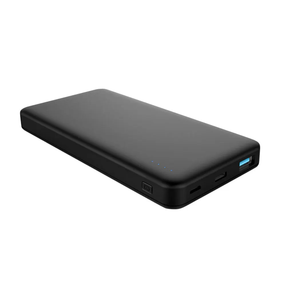 Ультратонкое портативное зарядное устройство PD QC3.0 10000 мАч 5V3A быстрое для iPhone Samsung