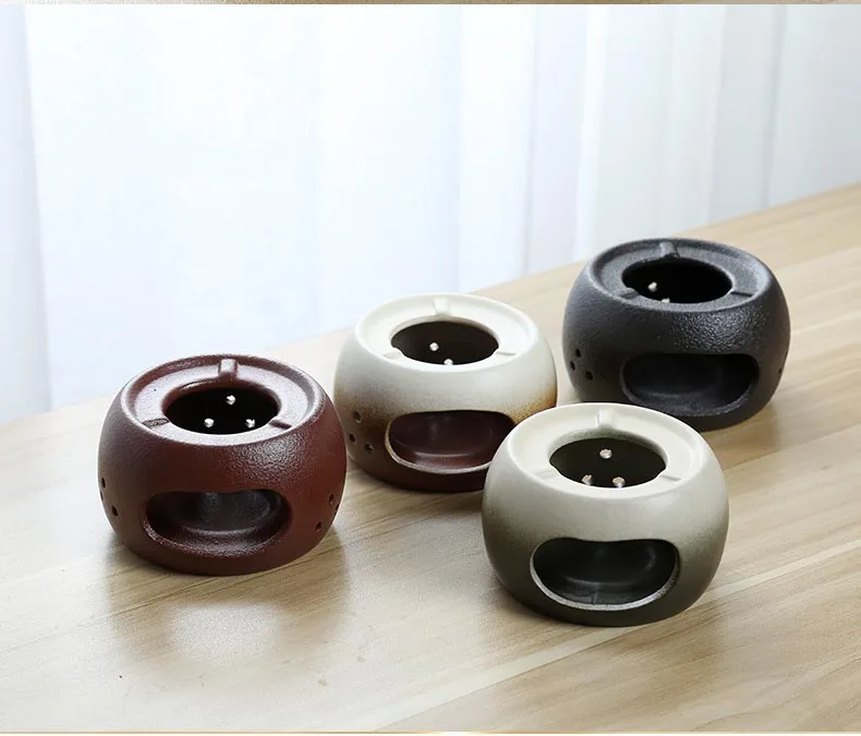 Винтажный керамический чайник в японском стиле нагревательная база подсвечник чайный набор кунг-фу изоляционная основа подогреватель молока кофе аксессуары