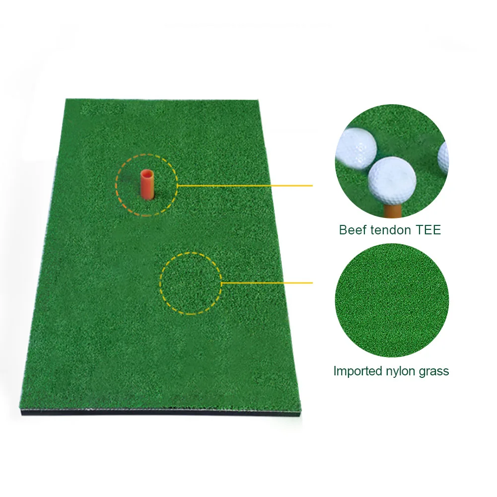 Крытый Backyard коврик для гольфа Training газон для гольфа практика резиновый коврик держатель коврик с искусственной травой низовых зеленый 30x90