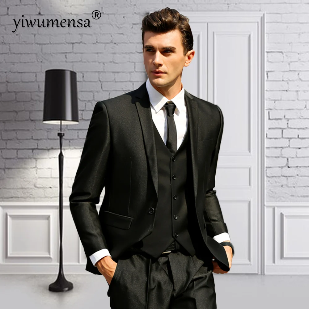 Ywms 343 Mens Tuxedo Wedding Suits For Man England Style Three Ywms 343 Mens Tuxedo Wedding Suits For Man England Style Three Pieces Suit Men 2018 Costume Homme Mariage Skinny Jacket Pants In From S Clothing