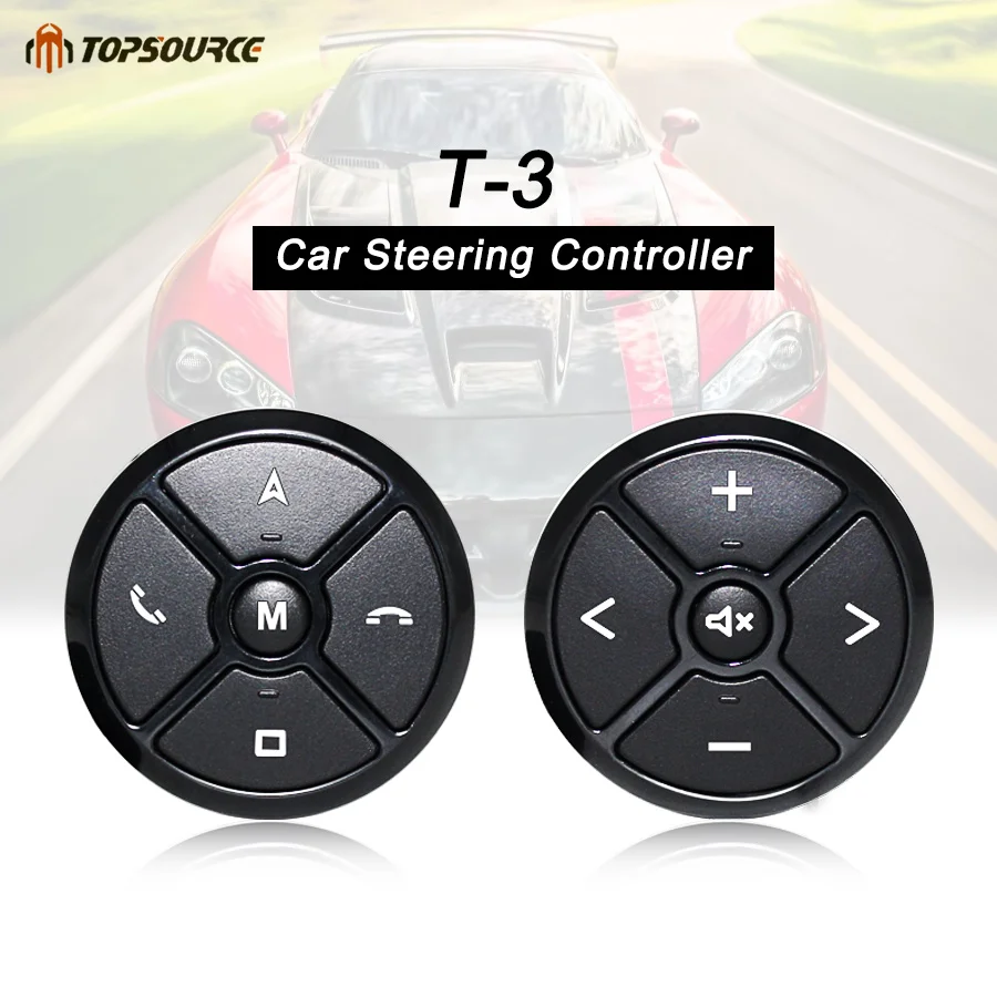Car Intelligent Steering Wheel Controller Universal T 3 DVD Button