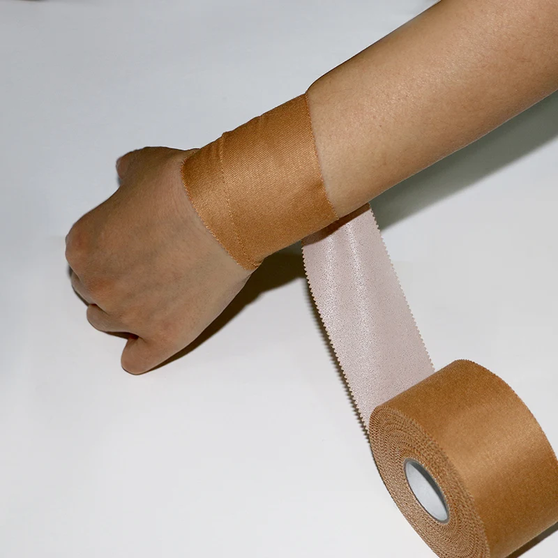 4rolls/lot Madimed  2.5cm/3.8cm/5cm x13.7m Viscose Rigid Strapping Sports Tape Microporous glue Leukotape Zinc Oxide 6