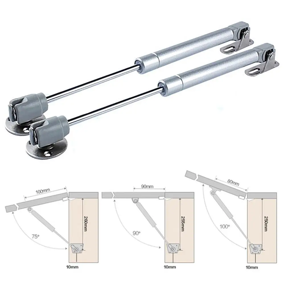 

1Pc Lift Hydraulic Gas Strut Lid Stay Door Hinge Open Close Cabinet Support Rod Set