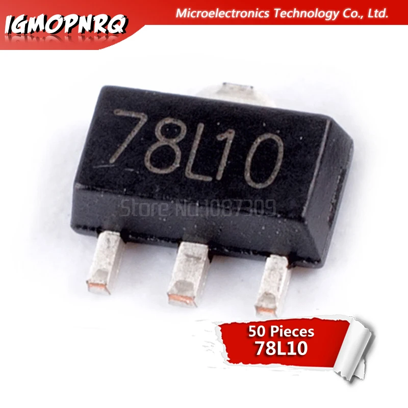 50PCS 78L10 SOT 89 SMD transistor KIA78L10 new and original-in ...
