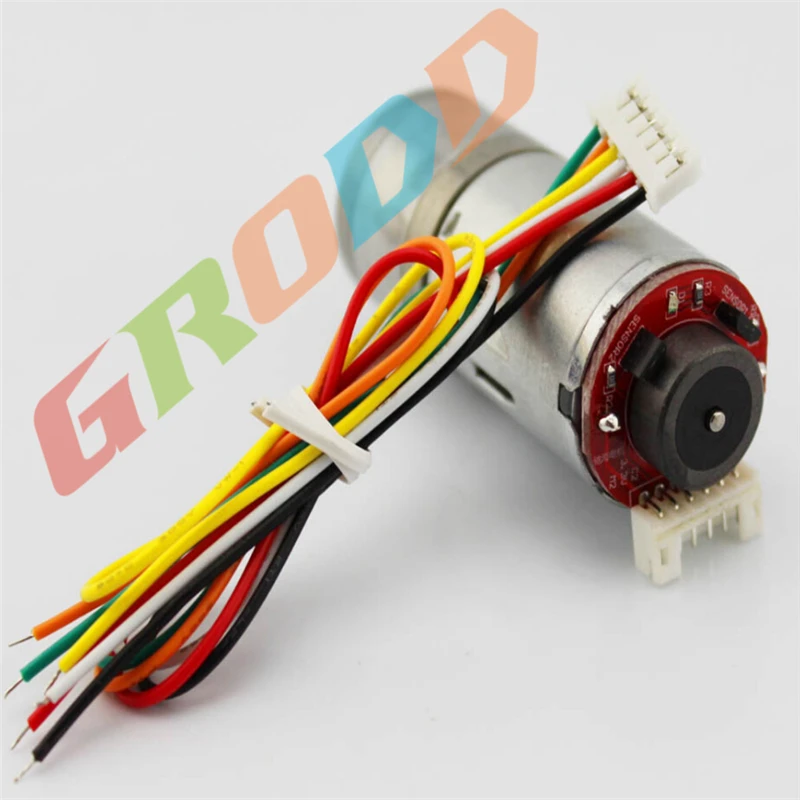 Encoder 25GA speed gear motor 6 12V 165 350RPM with encoder power car accessories electric motor