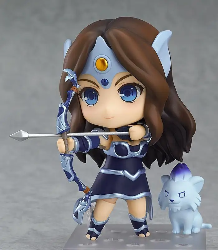 Nendoroid 614# Kawaii Dota 2 Игра Mirana Nightshade фигурка Фигурки ПВХ игрушки коллекция кукла аниме мультяшная модель