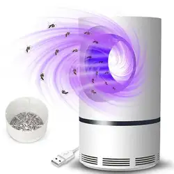 Новый портативный 5 в USB источник питания светодиодный Электрический комаров убийца лампа немой Крытый червячный репеллент насекомых