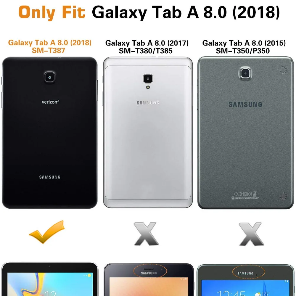 Чехол для Samsung Galaxy Tab A 8,0 T387 SM-T387 чехол ударопрочный детский силиконовый чехол с подставкой+ плечевой ремень+ ручка