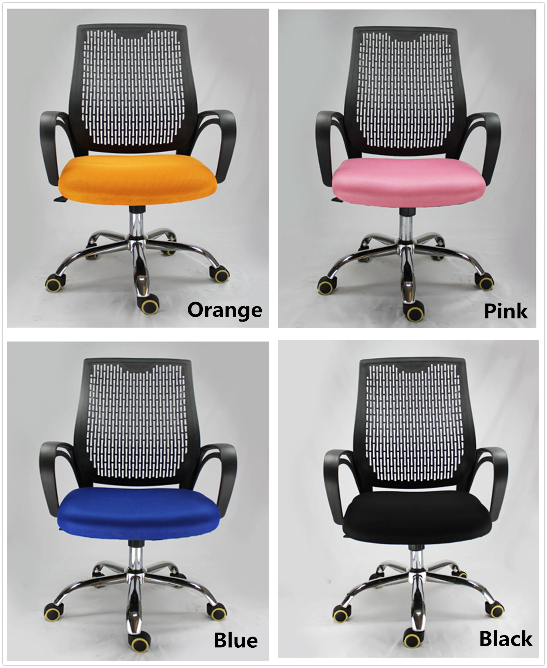 High Quality Fashion Simple Portable Office Chair Breathable Mesh Cloth Computer Swivel Chair Lifti