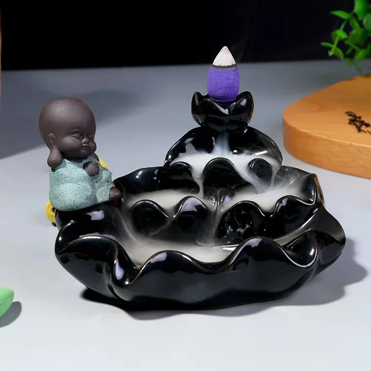 

25PCS Floral Incense Cone With Aromatic DColorful Fragrance Scent Tower Incense Mixed Scent Aromatherapy Fresh Air Aroma Spice