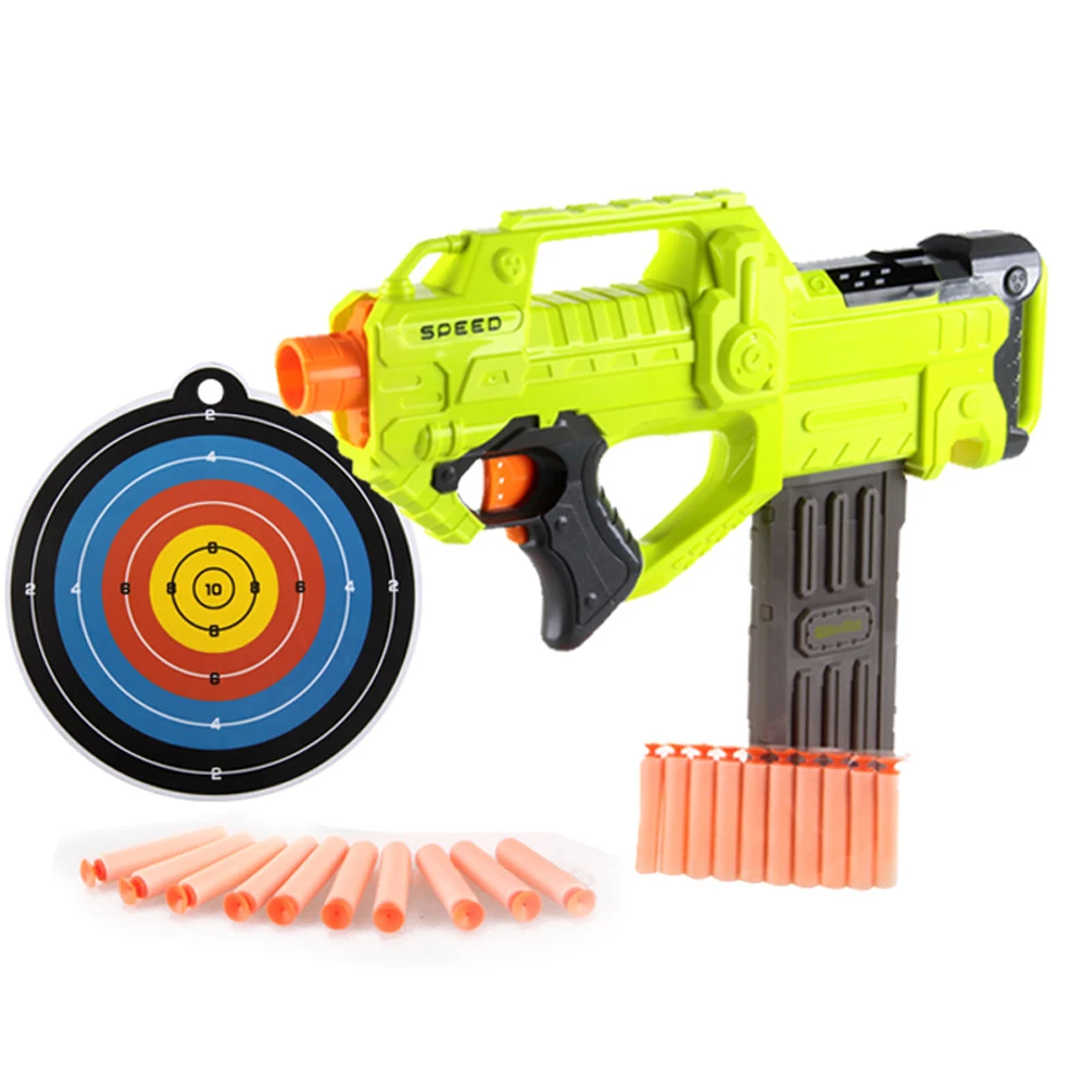 Simple Packet 9923 Mini Plastic Pistol Bullet Nerf Gun Arma Toys CS