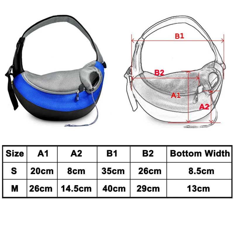 Animal carriers Breathable Dog Carrying Bags Mesh Comfortable Travel Shoulder Bag For Puppy Cat Small Pets Slings Backpack