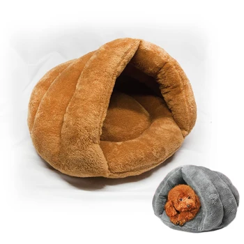 

Pet Bed Soft Warm Cat Bed For Winter Cat Tent Sleeping Bed For Cats Fleece Pet Bed For Winter Puppy Indoor Triangle Nest J24