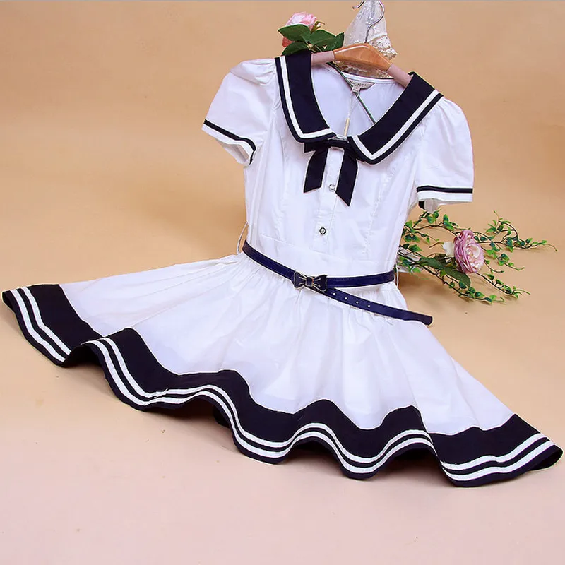 Vestido de verano vestido de cuello de marinero, navy rosa mori niñas estilo japonés azul oscuro marino patchwork vestidos vestidos cosplay Campus - AliExpress