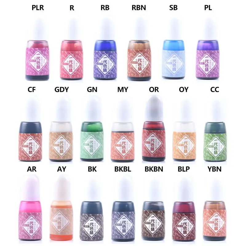 

20Colors UV Resin Pigment DIY Epoxy Resin Crafts High Concentration Colorant Jewelry Making Ink Painting Effect Findings