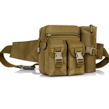 Уличная тактическая поясная специальная тактика оружия спортивная езда мотоцикл Водонепроницаемый падения Утилита поясная сумка хаки