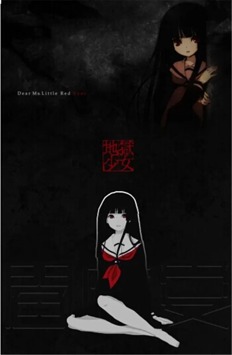 JK Студенческая японская школьная форма аниме Jigoku Shojo Косплей Костюм Hell Girl Enma Ai Sailor костюм топ+ юбка+ галстук+ носки