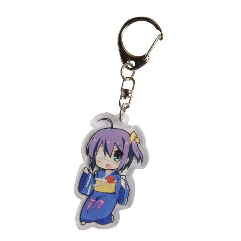 Лидер продаж chu ni byo брелок для ключей Takanashi Rikka мультяшный акриловый