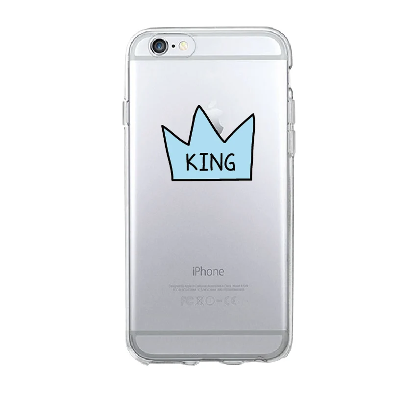 Fashion Luxury Crown King Queen Soft TPU Back Covers For IPhone 5 5S 5SE 6 6s 7 7Plus 8 8Plus X XS Max SAMSUNG Fundas Capas Fashion Luxury Crown King Queen Soft TPU Back Covers For IPhone 5 5S 5SE 6 6s 7 7Plus 8 8Plus X XS Max SAMSUNG Fundas Capas
