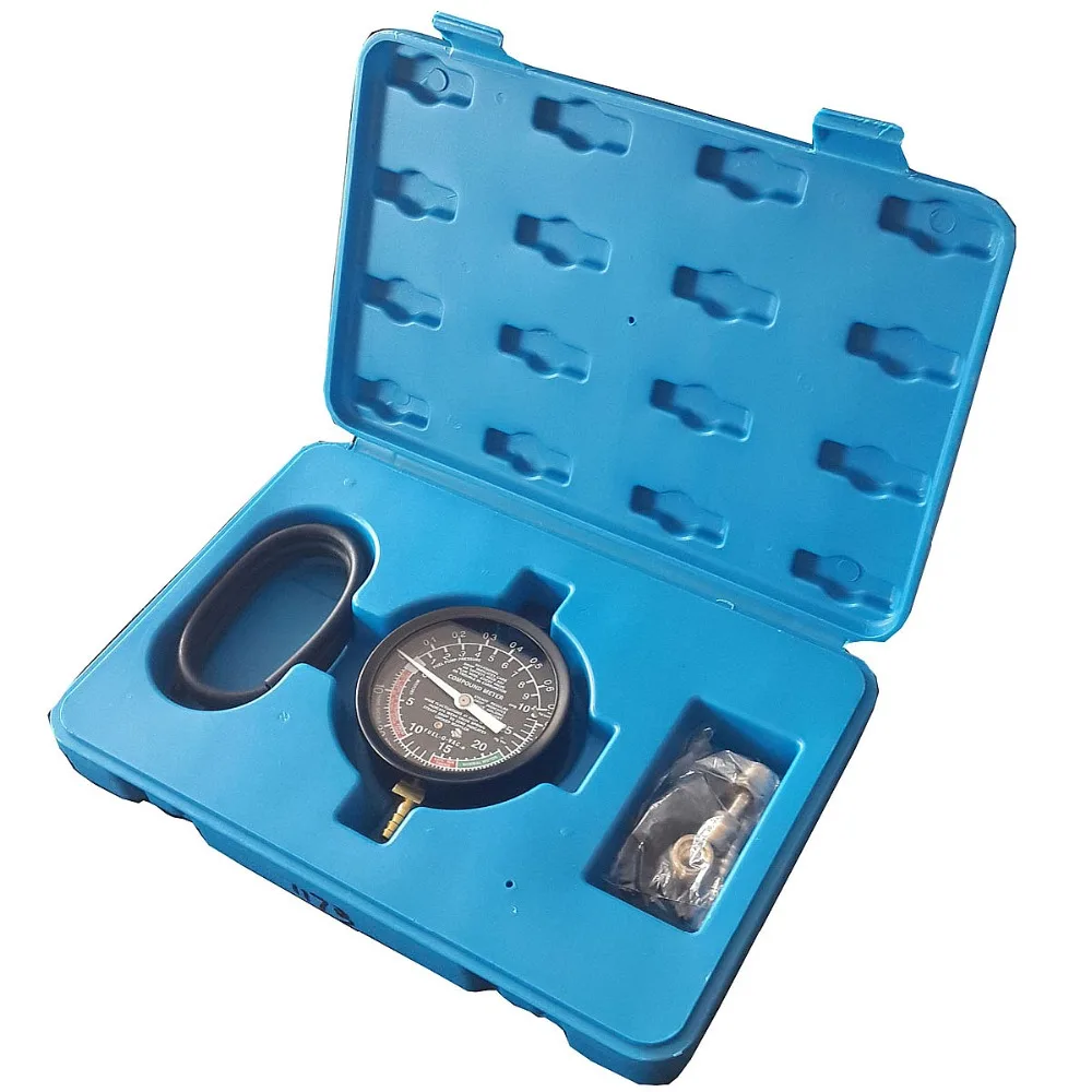 

Professional High Accuracy Vacuum Pump Pressure Meter Fuel Vacuum Carburetor Valve Pressure Tester Gauge Car Repair Tools