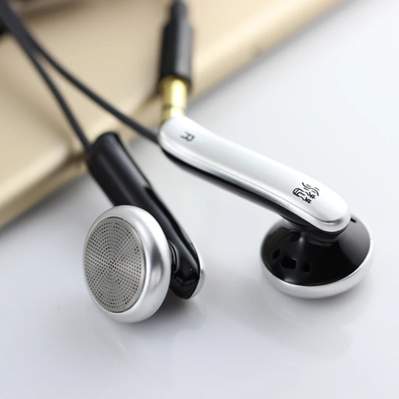 QianYun Qian69 In Ear Earphone Earbud Dynamic Flat Head Plug Earbud Bass HIFI Earphone Bass Earbud Metal Earphone Free Shipping