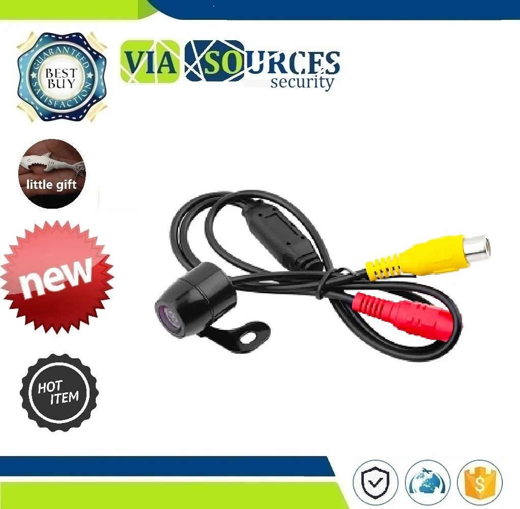 

Car Rear View Parking Security Camera 160 Degree Wide Angle CCTV Analog Camera Waterproof Mirror