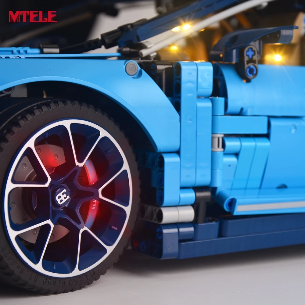 Светодиодный светильник MTELE, набор для серии Technic, игрушки Chiron, строительные блоки, светильник, набор, совместимый с 42083 и 20086, без модельного комплекта