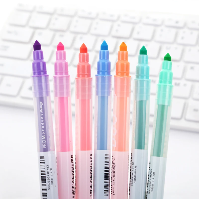

3pcs/8pcs set Double head highlighters Art Marker Pen Painting Marking notes organizer notebook stationery