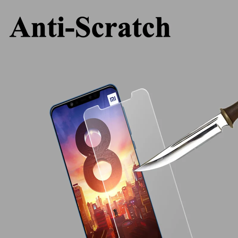 2 шт. стекло для xiaomi mi 8 lite закаленное Защита экрана безопасность на Ksiomi Mi mi8