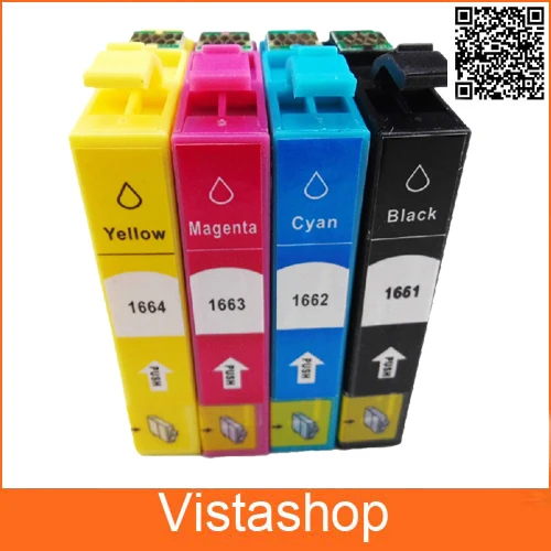 

1Set For Epson T1661 T1662 T1663 T1664 Ink cartridge For Epson Stylus ME10 ME101 Printer