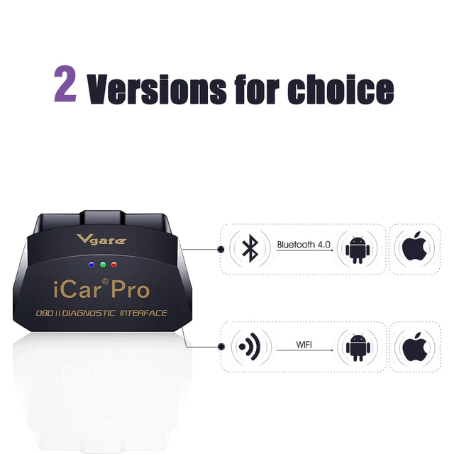 Vgate-escáner de diagnóstico para coche iCar Pro, Bluetooth, WIFI, OBD2, ELM327, V2.1, iCar Pro, para Android/IOS, todos los teléfonos, novedad de 2020 Vgate-escáner de diagnóstico para coche iCar Pro, Bluetooth, WIFI, OBD2, ELM327, V2.1, iCar Pro, para Android/IOS, todos los teléfonos, novedad de 2020