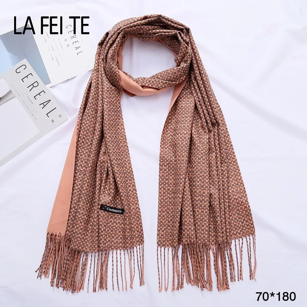 

Women's Long Velvet Scarf Men's Floral Double Dense Women's Shirt Wool Mischievous Pashmina Bandan Women's Scarf 2019