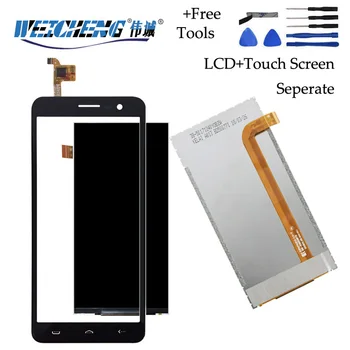 

WEICHENG For Homtom S12 LCD Display+Touch Screen Digitizer Repair Parts for S12 display Screen Glass Panel Sensor phone+Tools