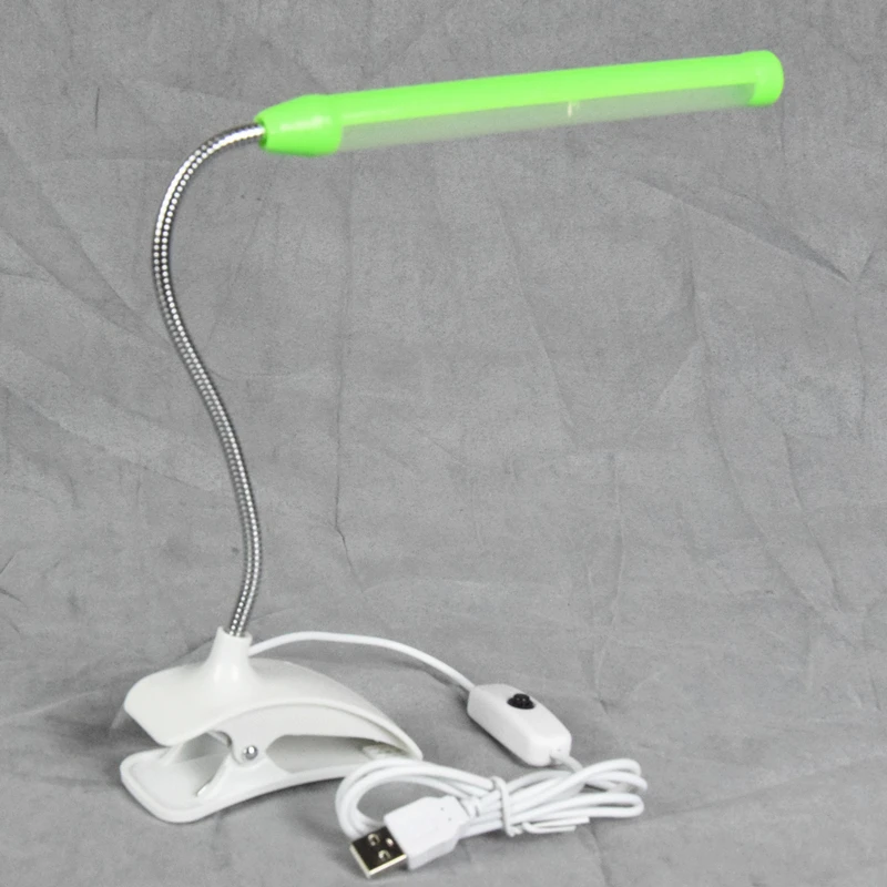  AIFENG 5V USB Led Desk Lamp With Clip Flexible Table Lamp 13Leds For Bedside Book Reading Study Off - 32856690167