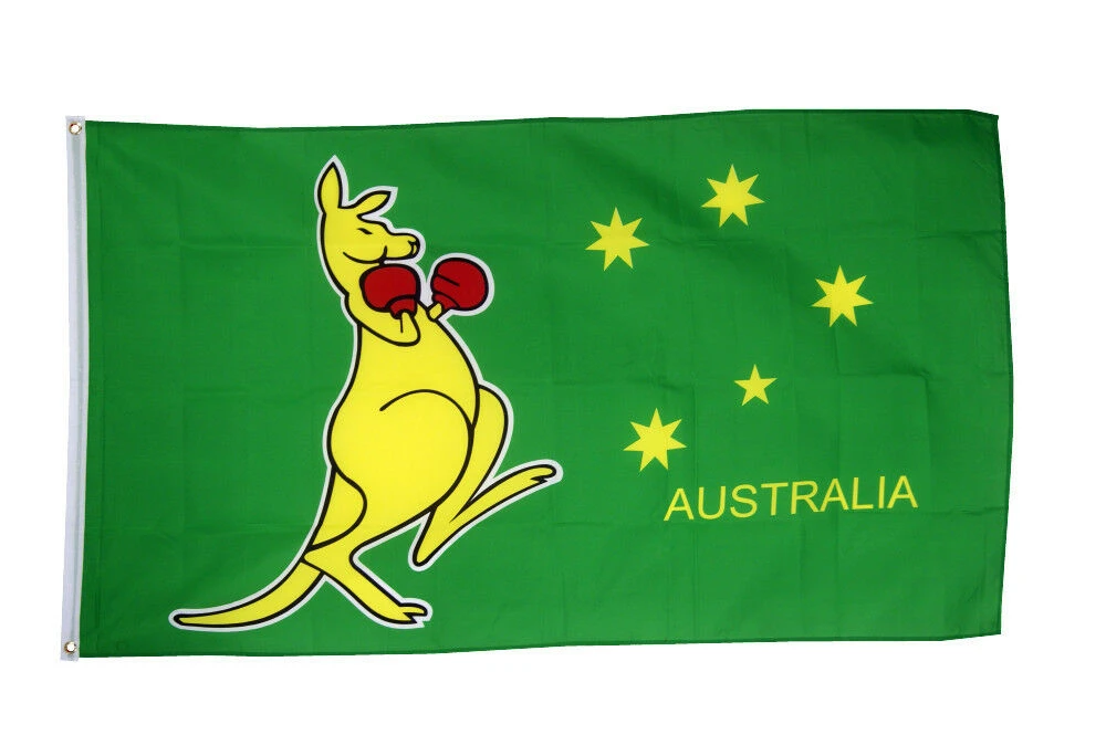 90*150cm Australian Boxing Kangaroo Flag Flags AliExpress