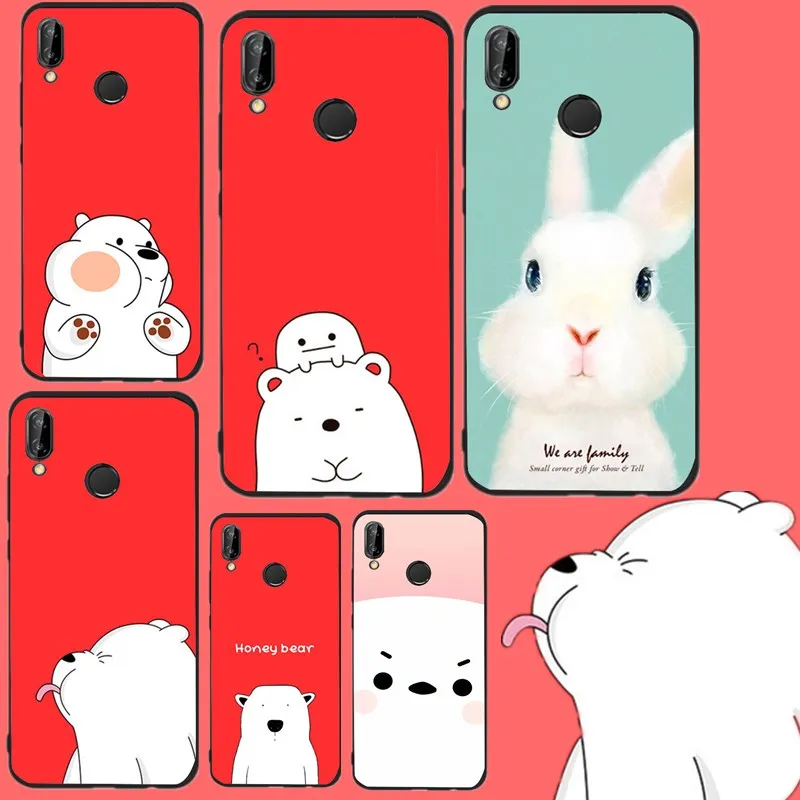 Capinha For Huawei P Smart Cover Case Cute Animal Skin Silicone for P9 Lite mini Mate 10 P10 P8 2017 Cases |