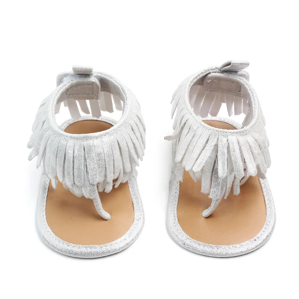 

Summer Baby First Walkers For Newborn Soft Bottom Fringe Cute Shoes Girls Baby Toddler Slippers Boys Prewalker